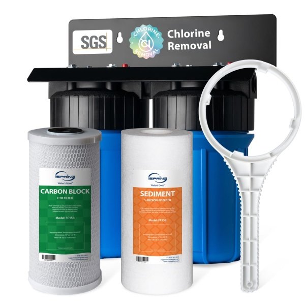iSpring WGB21B 2-Stage Whole House Water Filtration